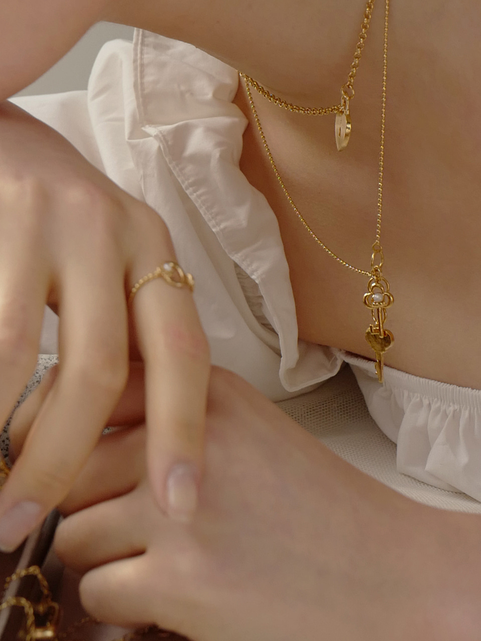 Alice Key Necklace